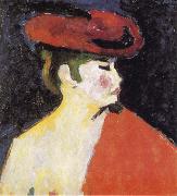 Alexei Jawlensky The Red Shawl Sweden oil painting artist